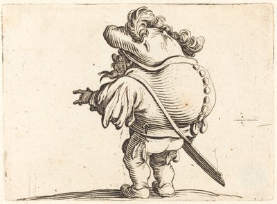 De Kreupele met de Gevederde Hoed door Jacques Callot