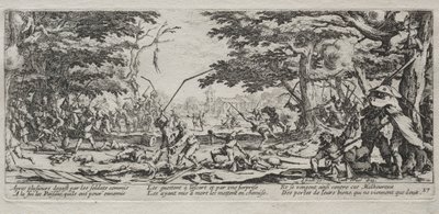 De Grote Ellende van de Oorlog: Wraak van de Boeren door Jacques Callot
