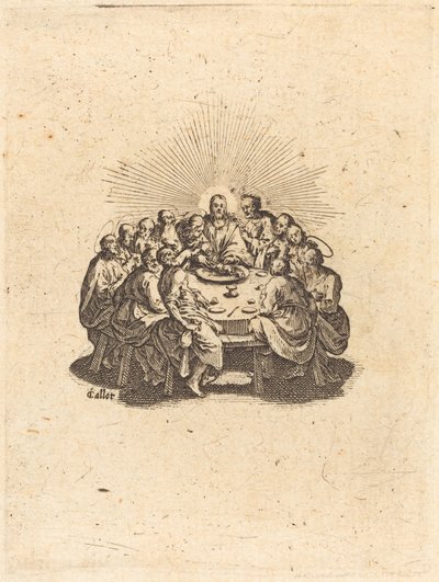 Het laatste avondmaal door Jacques Callot