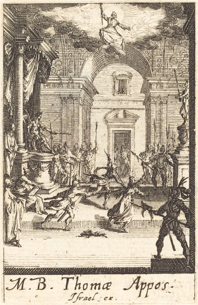 Het Martelaarschap van Sint Thomas door Jacques Callot