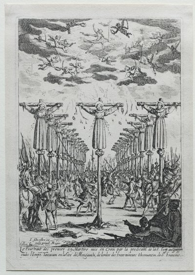 De Martelaren van Japan door Jacques Callot