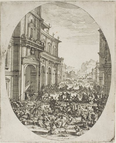 De kindermoord (Tweede plaat) door Jacques Callot