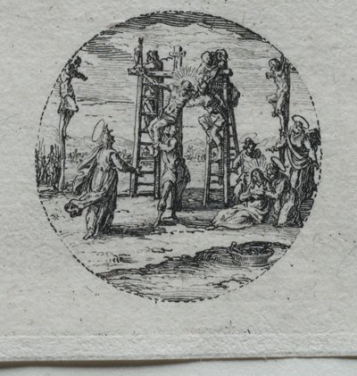 De Mysteriën van de Passie: De Kruisiging door Jacques Callot