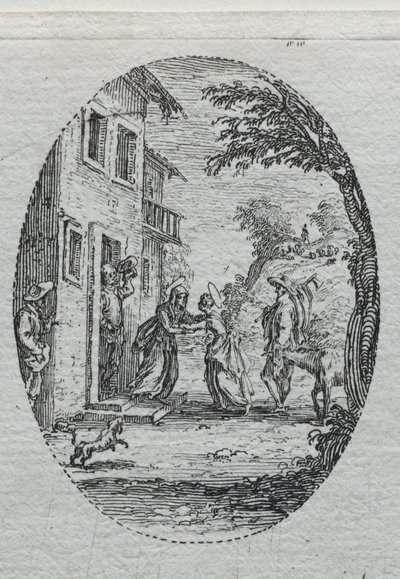De Mysteriën van de Passie: Het Bezoek door Jacques Callot