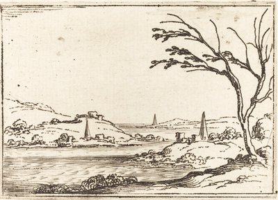 De overstroming van de Nijl door Jacques Callot