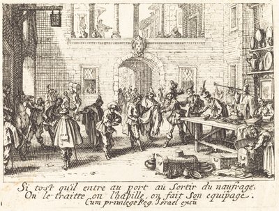 De Ouders Geven Geschenken door Jacques Callot