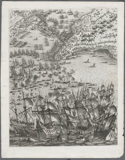 Het beleg van La Rochelle: Plaat 11, 1628-1630 door Jacques Callot