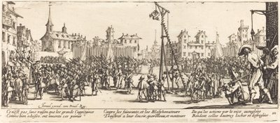 De Strappado door Jacques Callot