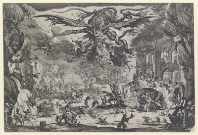 De verleiding van St. Antonius door Jacques Callot