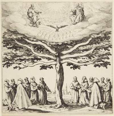 De boom van Sint Franciscus door Jacques Callot