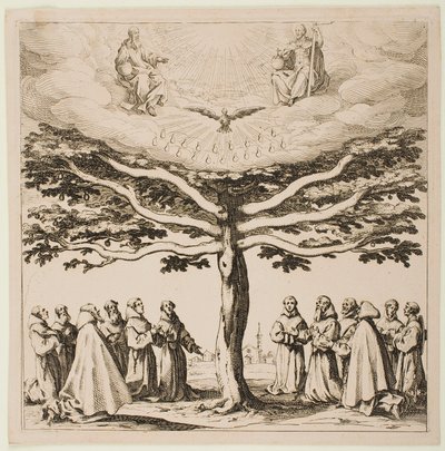 De boom van Sint-Franciscus door Jacques Callot