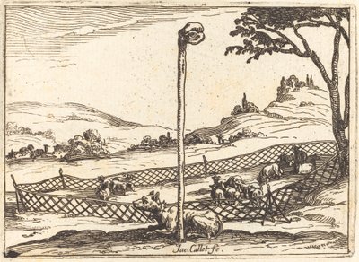 Het waakzame oog door Jacques Callot