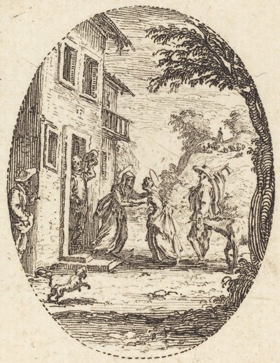 De Visitatie door Jacques Callot