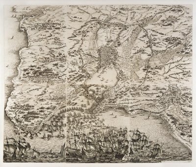 Het beleg van La Rochelle ... door Jacques Callot