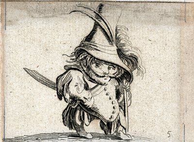 Varie Figure Gobbi ... (gravure) door Jacques Callot
