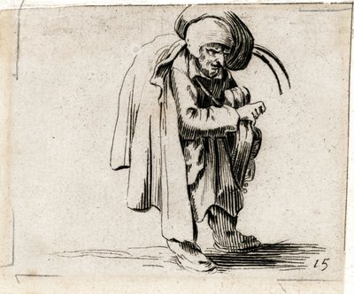 Varie Figure Gobbi ... (gravure) door Jacques Callot
