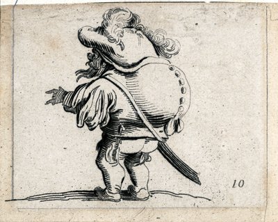 Varie Figure Gobbi ... (gravure) door Jacques Callot