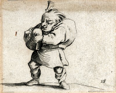 Varie Figure Gobbi ... (gravure) door Jacques Callot
