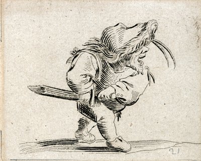 Varie Figure Gobbi ... (gravure) door Jacques Callot