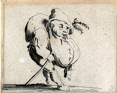Varie Figure Gobbi ... (gravure) door Jacques Callot