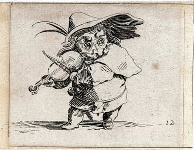 Varie Figure Gobbi ... (gravure) door Jacques Callot