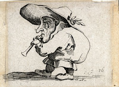 Varie Figure Gobbi ... (gravure) door Jacques Callot