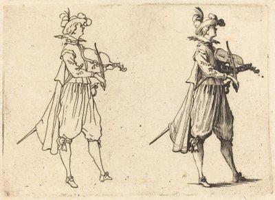 Violist door Jacques Callot