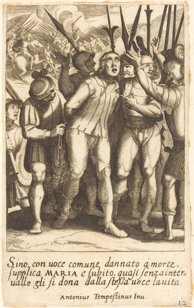 Sino door Jacques Callot after Antonio Tempesta