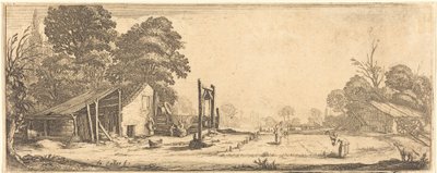 De tuin door Jacques Callot or Follower of Jacques Callot