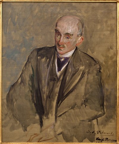 Studie voor het portret van Henri Bergson (1859-1941). Schilderij door Jacques Emile Blanche (1861-1942) door Jacques Emile Blanche