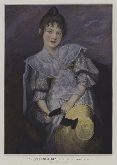 La Petite Vanda door Jacques Emile after Blanche