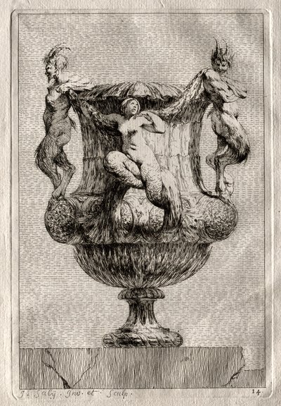 Suite van Vazen: Plaat 14, 1746 door Jacques Francois Joseph Saly