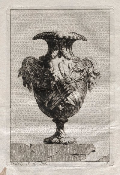Suite van Vazen: Plaat 28, 1746 door Jacques Francois Joseph Saly