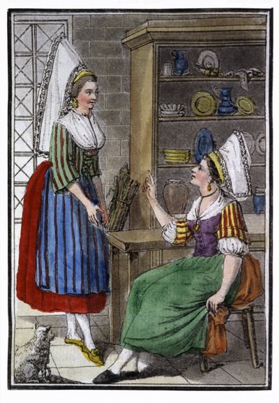Boerinnen van Normandië door Jacques Grasset de Saint Sauveur