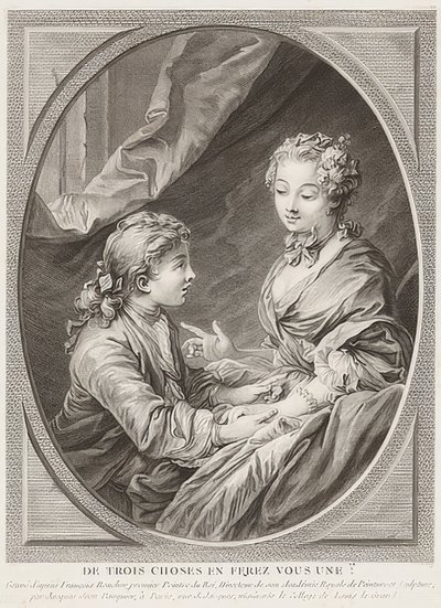 Van drie dingen maak je er één?. 1768 door Jacques Jean Pasquier