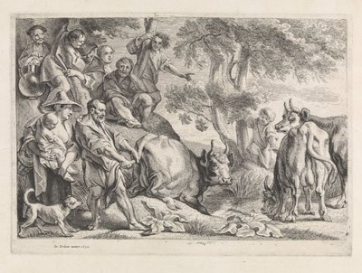 Hercules en Cacus door Jacques Jordaens