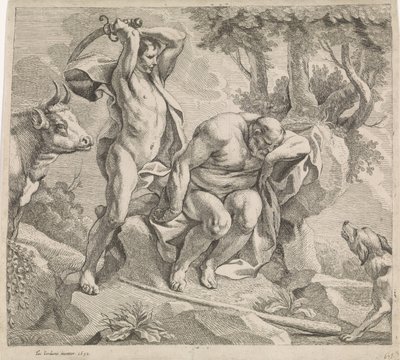 Mercurius en Argus door Jacques Jordaens