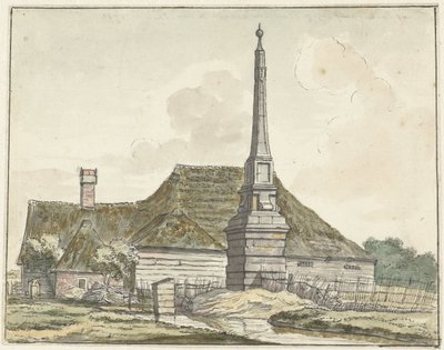 De mijlpaal of banpaal bij Halfweg door Jacques Kuyper