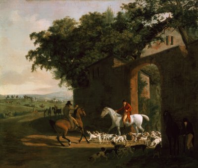 Op jacht door Jacques Laurent Agasse