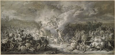 Frans:  De gevechten van Diomedes door Jacques Louis David