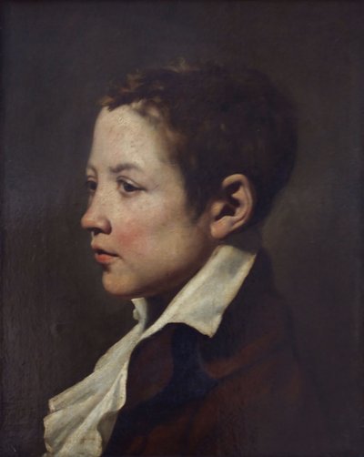 Portret van een jonge jongen door Jacques Louis David
