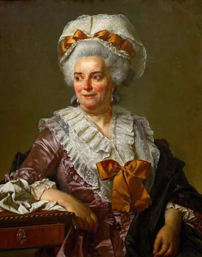 Portret van Geneviève Jacqueline Pécoul door Jacques Louis David