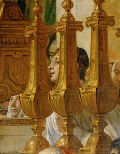 De kroning van Napoleon in de Notre-Dame ... door Jacques Louis David