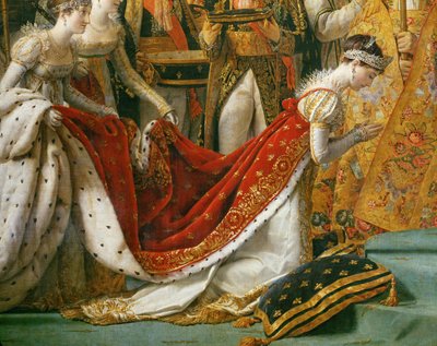 De kroning van Napoleon in de Notre-Dame ... door Jacques Louis David