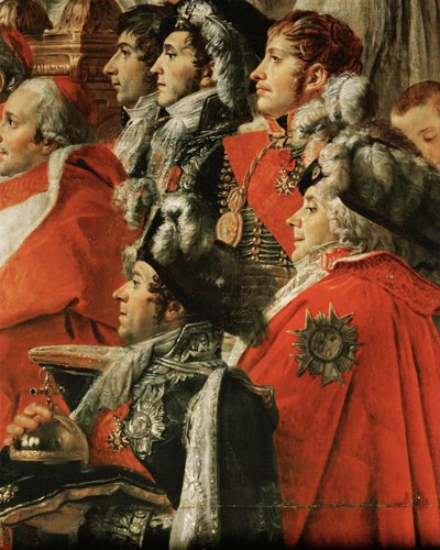 De kroning van Napoleon I ... door Jacques Louis David