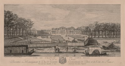 Het kasteel van Saint Ouen door Jacques Rigaud