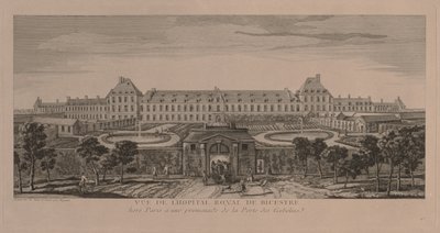 Het Koninklijk Ziekenhuis van Bicestre door Jacques Rigaud