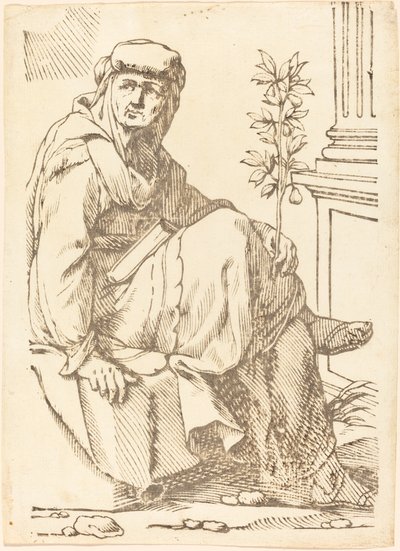 Sibylla Hellespontina door Jacques Stella
