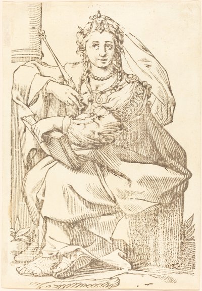 Sibylla Phrygia door Jacques Stella