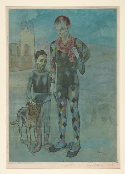 Les saltimbanques (De Acrobaten) door Jacques Villon